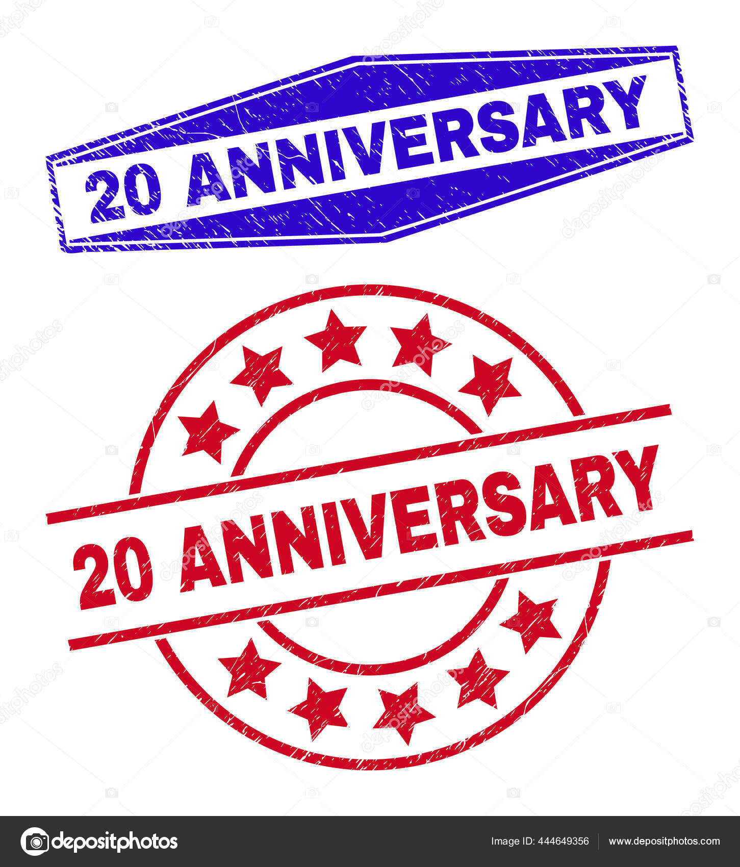 ラウンドと六角形の周年記念テクスチャのバッジ ストックベクター C Newdesignillustrations ラウンドと六角形の周年記念テクスチャのバッジ ストックベクター C Newdesignillustrations