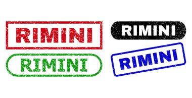 RIMINI Dikdörtgen Mühürleri Çizilmiş Biçim Kullanılıyor