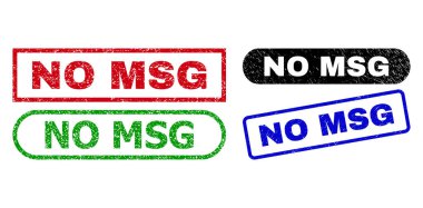 HAYIR MSG Dikdörtgen İşaretleri Kirli Yüzey Kullanılıyor