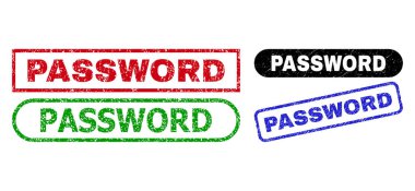 PASSWORD Dikdörtgenini Çizik Yüzey İşaretleriyle Doldur