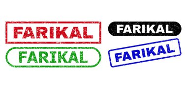 Kauçuk desenli FARIKAL Dikdörtgen Filigranı