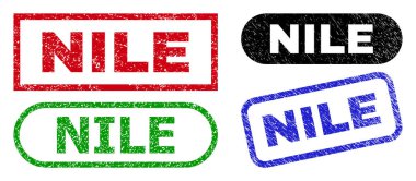 Çürük desenli NILE Dikdörtgen Damgaları