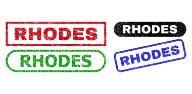 RHODES Kirli Doku ile Filigranları Dikdörtgen