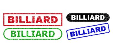 BILLIARD Dikdörtgen Damgaları Tehlike Yüzeyi Kullanılıyor