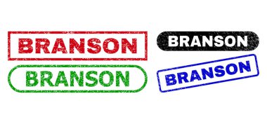 BrANSON Dikdörtgen Damgaları Kirli Yüzey Kullanıyor