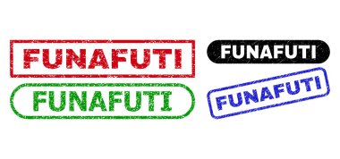 Korunmuş Biçim Kullanılarak FUNAFUTI Dikdörtgen Mühürleri