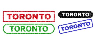 TORONTO Tehlike Yüzeyli Damgaları Dikdörtgenle