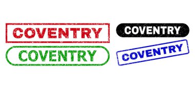 KOVENTRY Dikdörtgen Mühürleri Çizik Biçimini Kullanıyor