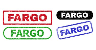 FARGO Dikdörtgen Pulları Kirli Biçimli