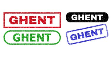 GHENT Dikdörtgen Damga Mührü Tehlike Yüzeyi Kullanılıyor