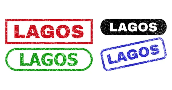 LAGOS Dikdörtgen Mühürlü Aşınmış Doku