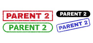 Ebeveyn 2 Dikdörtgen Mühürleri Çizik Yüzey Kullanılıyor