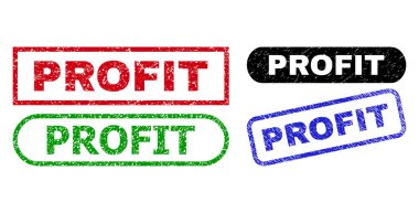 Korunmuş Yüzey Kullanılarak Pul Mührü ProFIT Dikdörtgeni