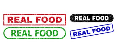 Gerçek Gıda Dikdörtgeni Filigranı Aşınmış Yüzey Kullanımı