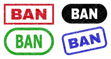 Çürümüş BAN Dikdörtgen Mühürleri Kullanılıyor