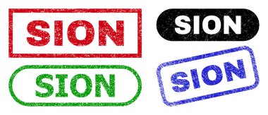 Lastik Yüzey ile SION Dikdörtgen Mühürleri