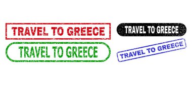 GREECE GREECE 'e Seyahat Filigranı Çizilmiş Doku ile Filigran