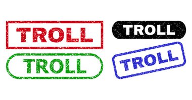 Lastik Biçimli TROLL Dikdörtgen Filigranı