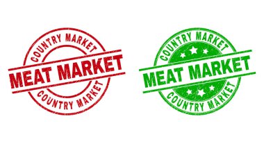 Ülke Market Et Marketi Aşınmış Biçim Kullanılan Rozetler