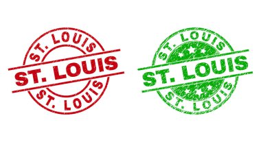 Kirli Tarzlı LOUIS Yuvarlak Mühürleri