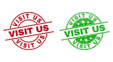 ABD Yuvarlak Pullarını Grunge Dokusuyla Ziyaret Et