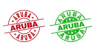 ARUBA Yuvarlak Damga Mührü.