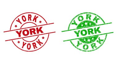 YORK Yuvarlak Mühürleri Kirli Doku Kullanımı