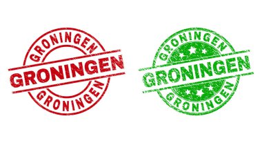 Kirli yüzeye sahip GRONINGEN Yuvarlak Pullar