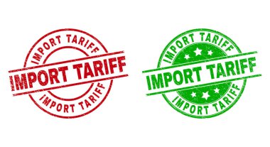 İthal TARIFF Yuvarlak Damga Mührü Aşınmış Doku Kullanımı