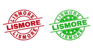 Kirli dokuyu kullanarak LISMORE Yuvarlak Rozetler