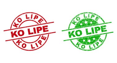 Aşınmış Biçimli KO LIPE Yuvarlak Filigranı