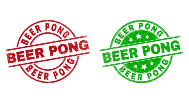 Kauçuk desenli Beer PONG Yuvarlak Mühürleri