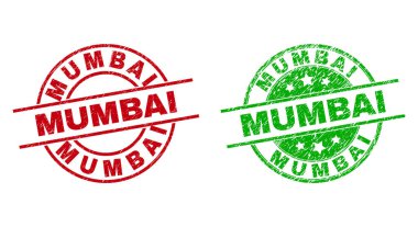 MUMBAI Yuvarlak Rozetler Grunge Dokusunu Kullanıyor