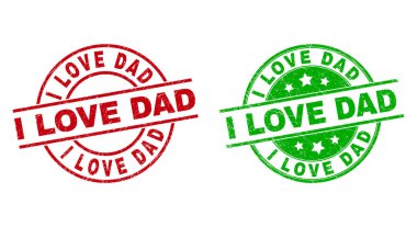 Baba Yuvarlak Pullarını Aşınmış Yüzey Kullanarak Seviyorum