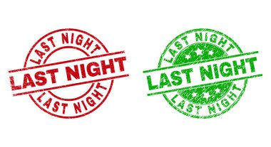 Çürümüş dokuyu kullanarak Geçen Gece Yuvarlak Rozetler