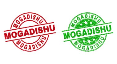 MOGADISHU Yuvarlak Rozetleri Tehlike Yüzeyi Kullanılıyor