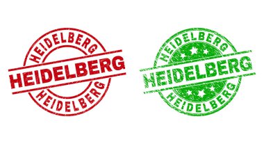 Grunged Surface ile HEIDELBERG Yuvarlak Filigranları