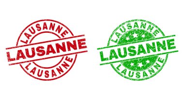 Lastik Stili Kullanarak LAUSANNE Yuvarlak Filigranı