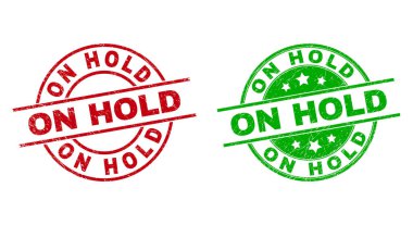 Kauçuk Biçimli HOLD Yuvarlak Damga Mührü