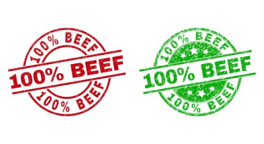 Lastik Stili Kullanarak% 100 BeEF Yuvarlak Damga Mührü