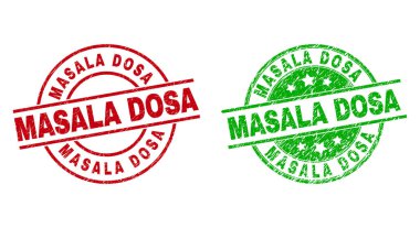 MASALA DOSA Round Watermarks with Rubber Style