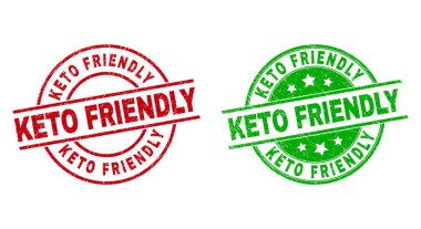 KETO ARKADAŞI Çürümüş Biçim Kullanarak Yuvarlak Mühürleri