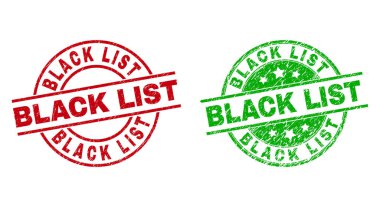 Kauçuk Biçimi Kullanılan Siyah Liste Yuvarlak Filigranı