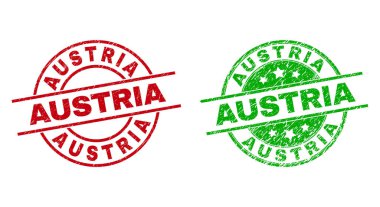 Lastik desenli AUSTRIA Yuvarlak Rozetler