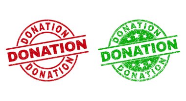 DONATION Yuvarlak Mühürleri Tehlike Biçimini Kullanıyor