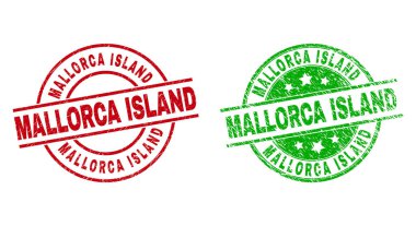 MALLORCA ADLAND Grunged Surface ile Yuvarlak Rozetler