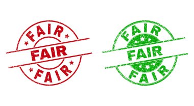 Grunged Surface ile Adil Yuvarlak Filigranlar