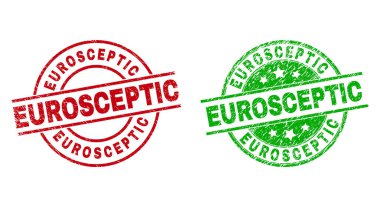Plastik Biçimli EUROSCEPTIC Yuvarlak Rozetler