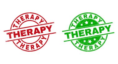 Kirli yüzey kullanılarak Terapy Yuvarlak Filigranı