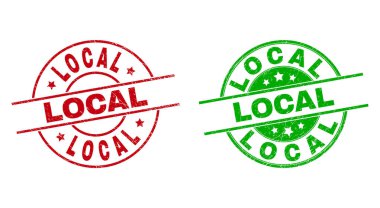 Kirli dokuyu kullanarak LOCAL Yuvarlak Filigranı